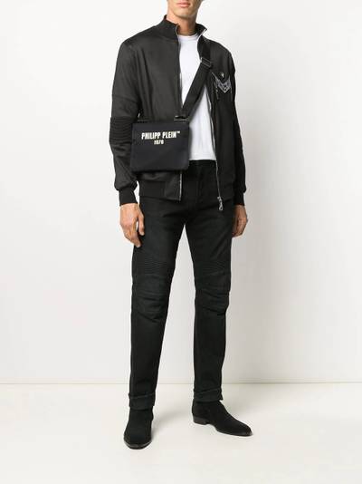 PHILIPP PLEIN logo-patch shoulder bag outlook