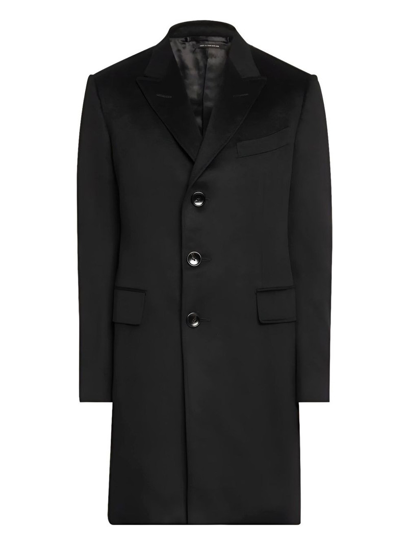 cashmere trench coat - 1