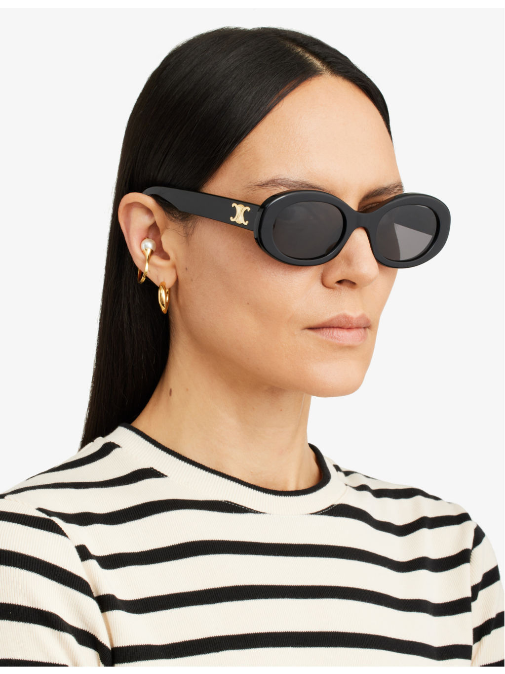 CL40194U oval-frame acetate sunglasses - 2