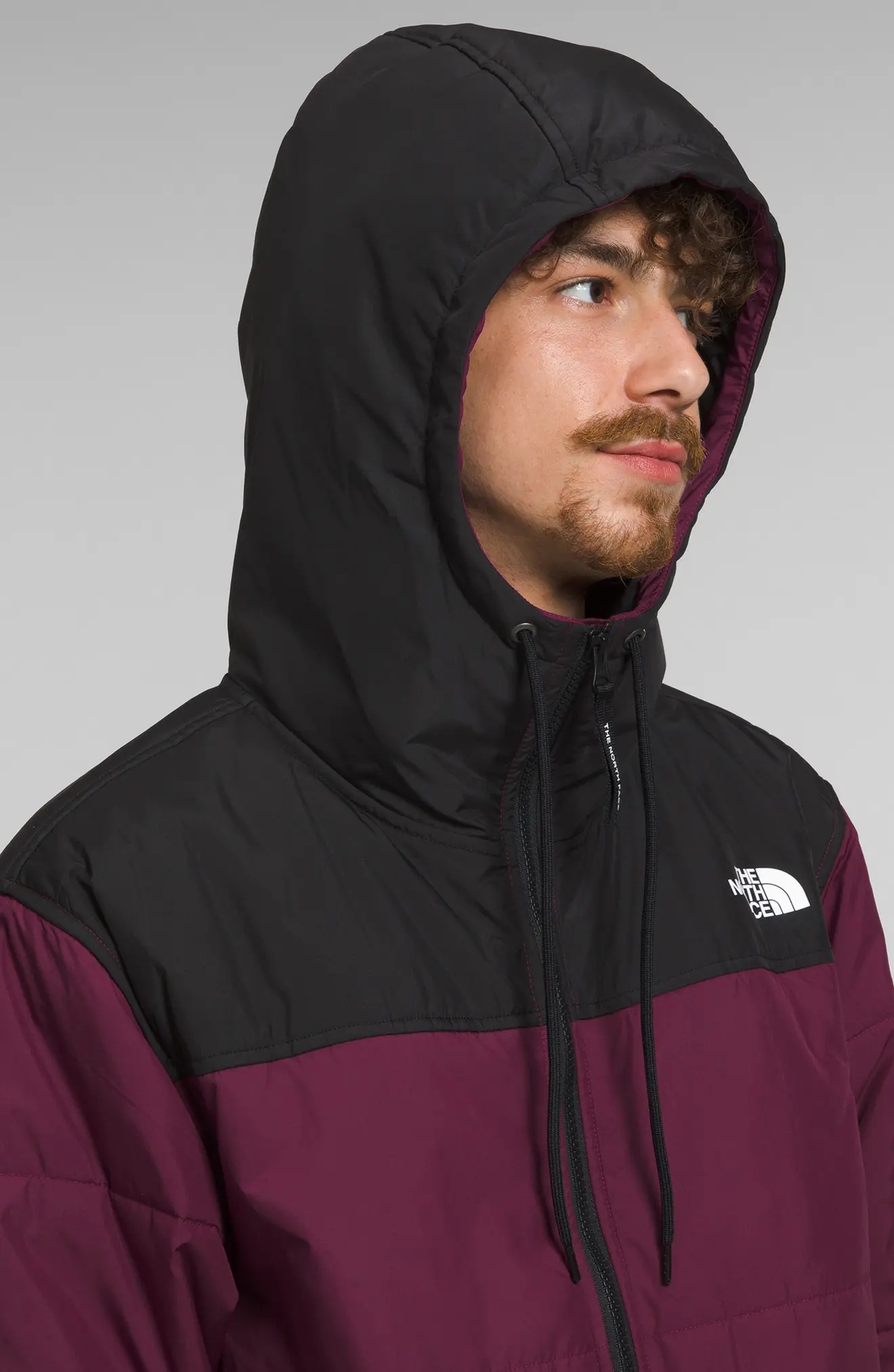 Highrail Water Repellent Jacket in Boysenberry/Tnf Black - 4