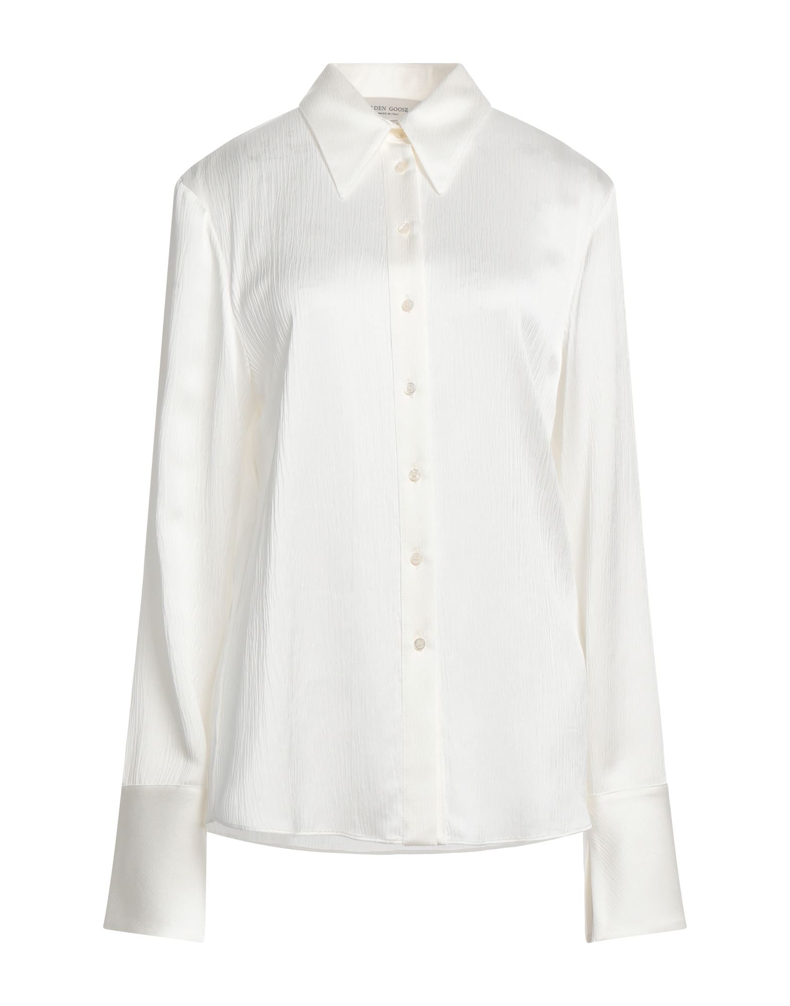 Off white Women's Solid Color Shirts & Blouses - 1