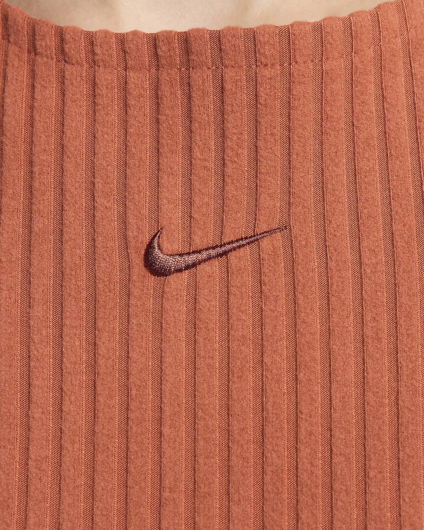 Women's Nike Sportswear Chill Knit Slim Sleeveless Ribbed Midi Dress - 4