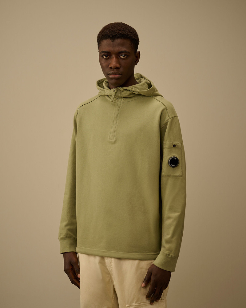 Light Fleece Half Zip Lens Sweatshirt 3
