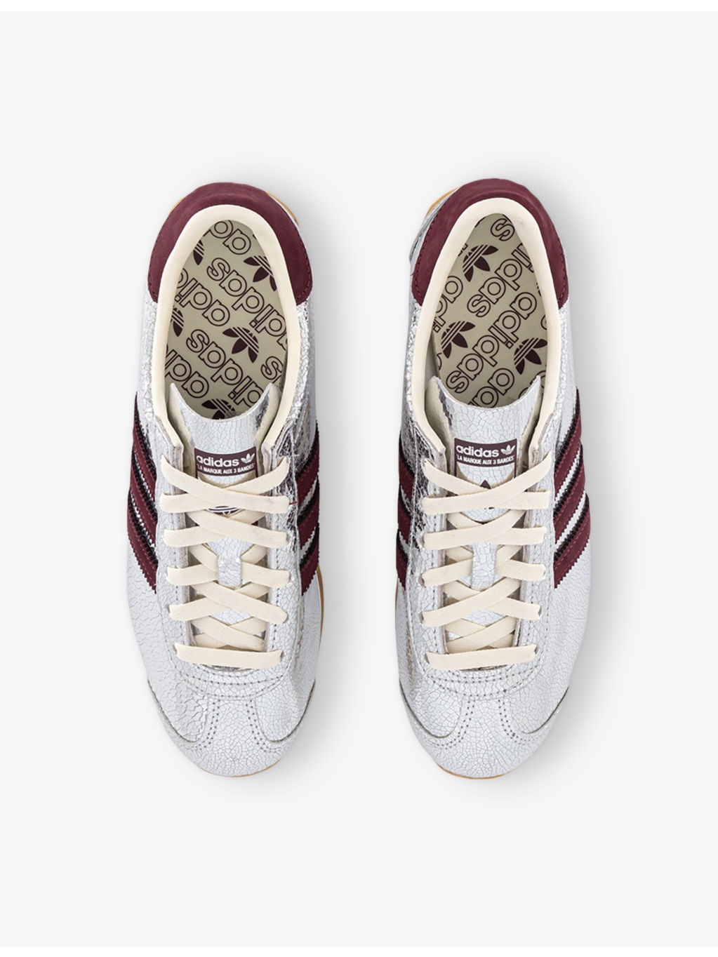Country OG Metallic Leather Low-Top Trainers - 2