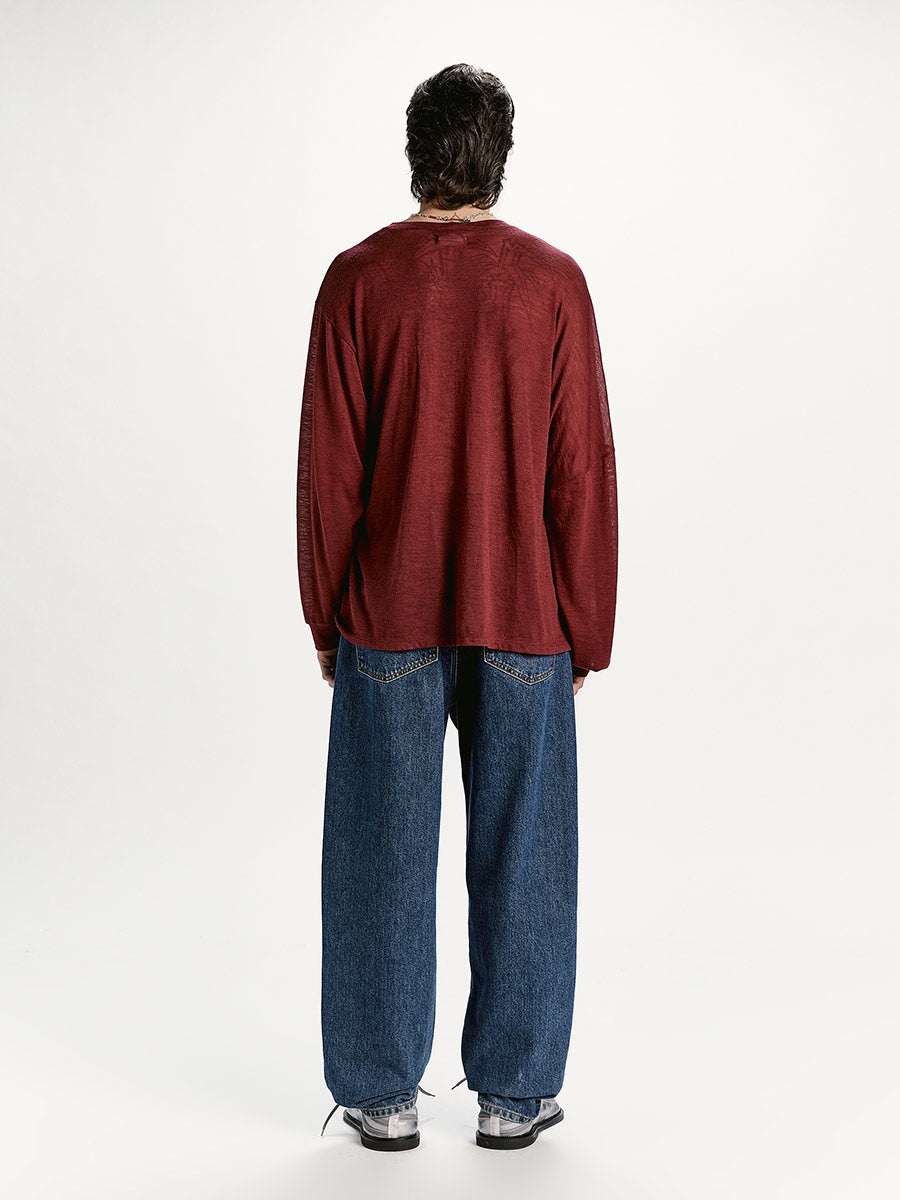 Signature Twisted Tee Red - 5