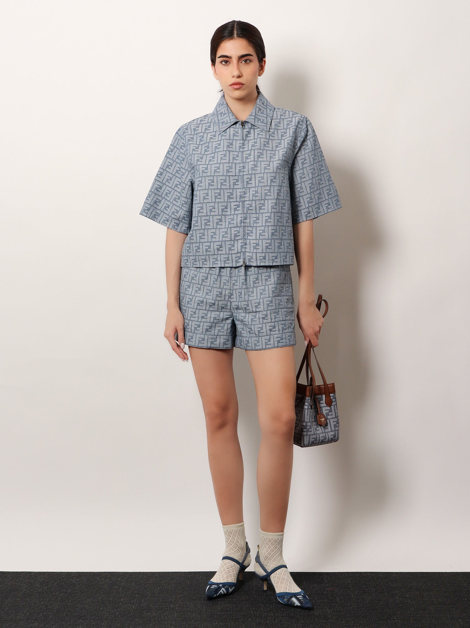 Fendi Ff Cotton And Linen Shirt/Jacket - 2