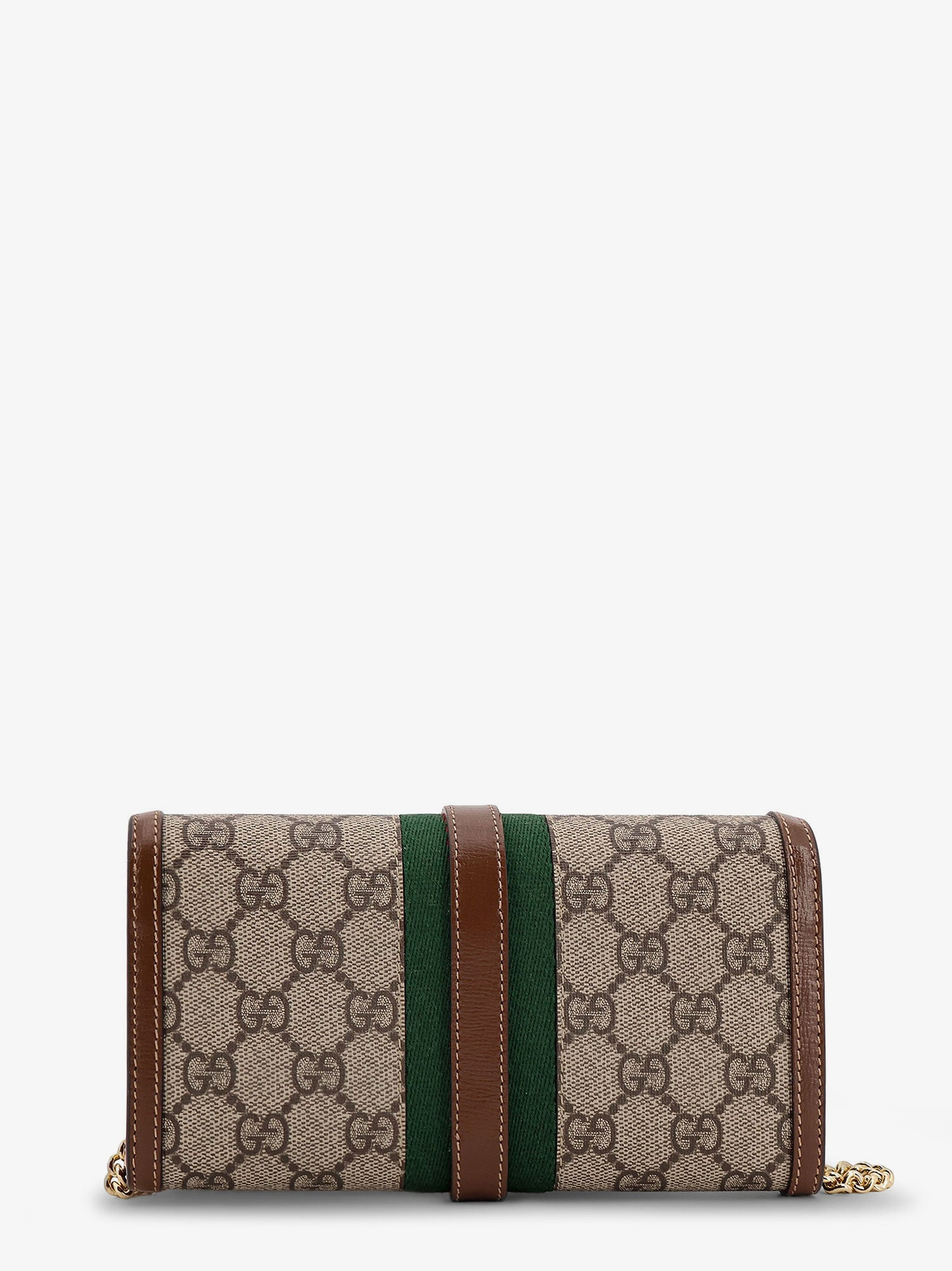 Gucci Women Jackie 1961 Gg Supreme Fabric And Leather Wallet With Shoulder Strap - 2