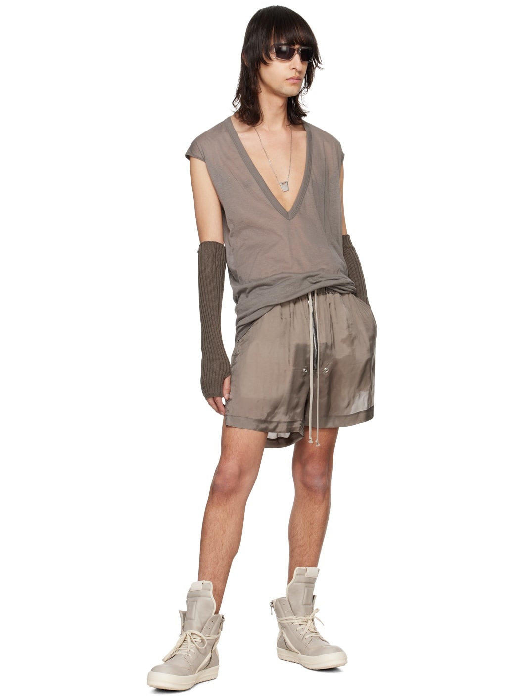 Gray Bela Shorts - 4