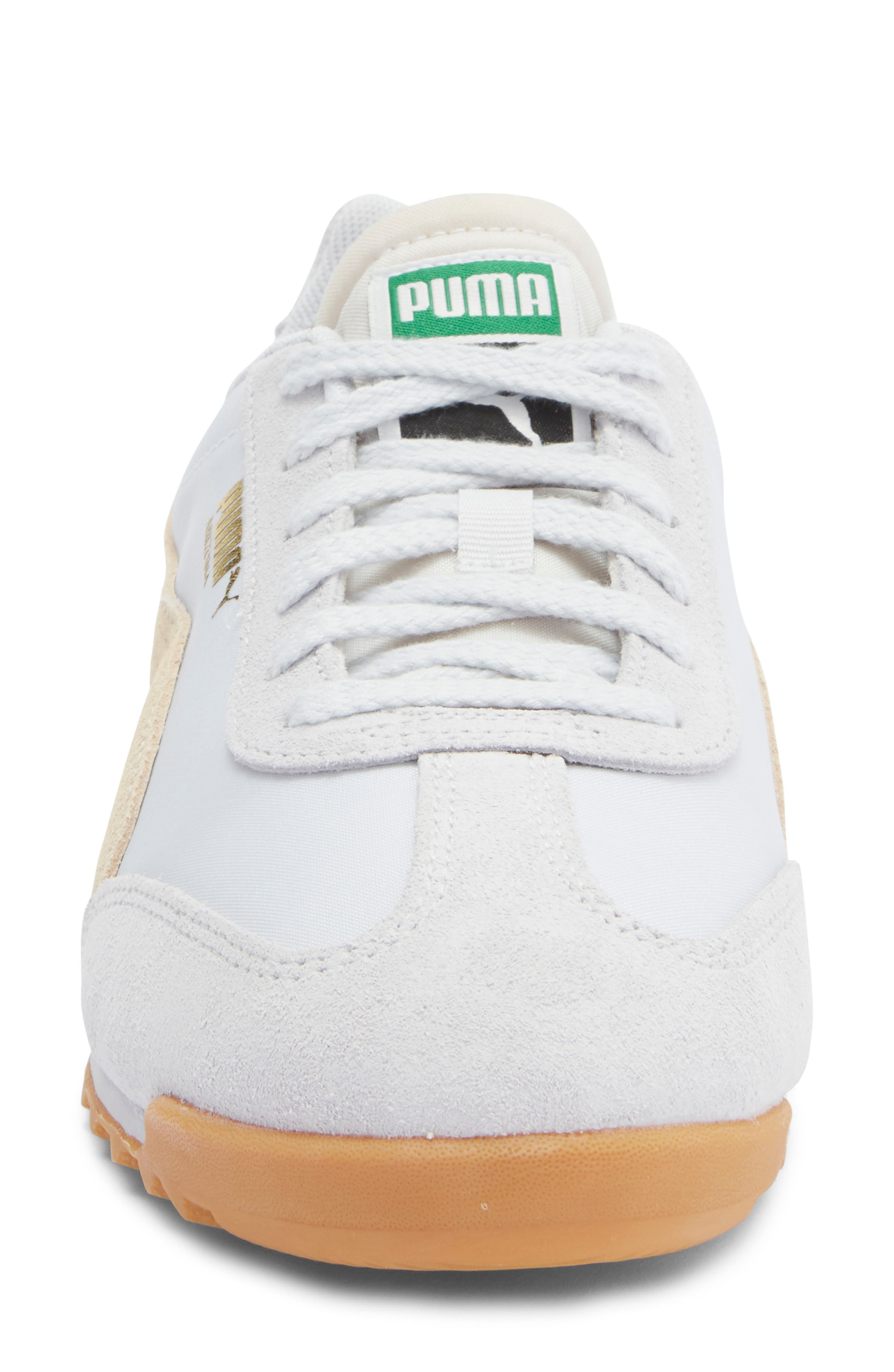 PUMA Arizona Nylon Sneaker in Silver Mist/Canvas/Puma Gold at Nordstrom - 4