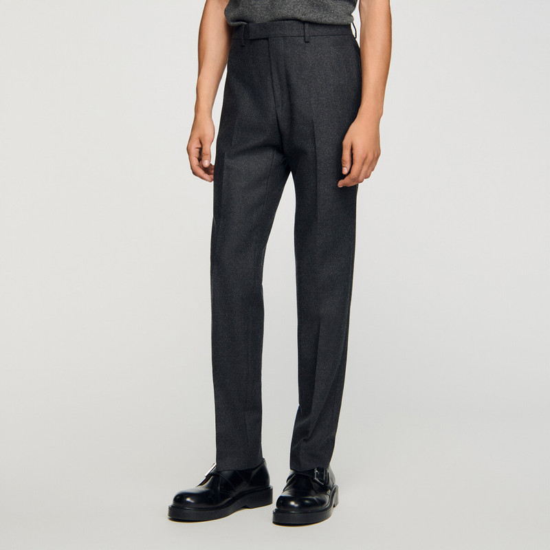 WOOL SUIT TROUSERS 5