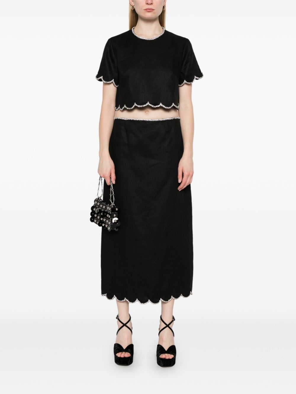 Crush midi skirt - 2