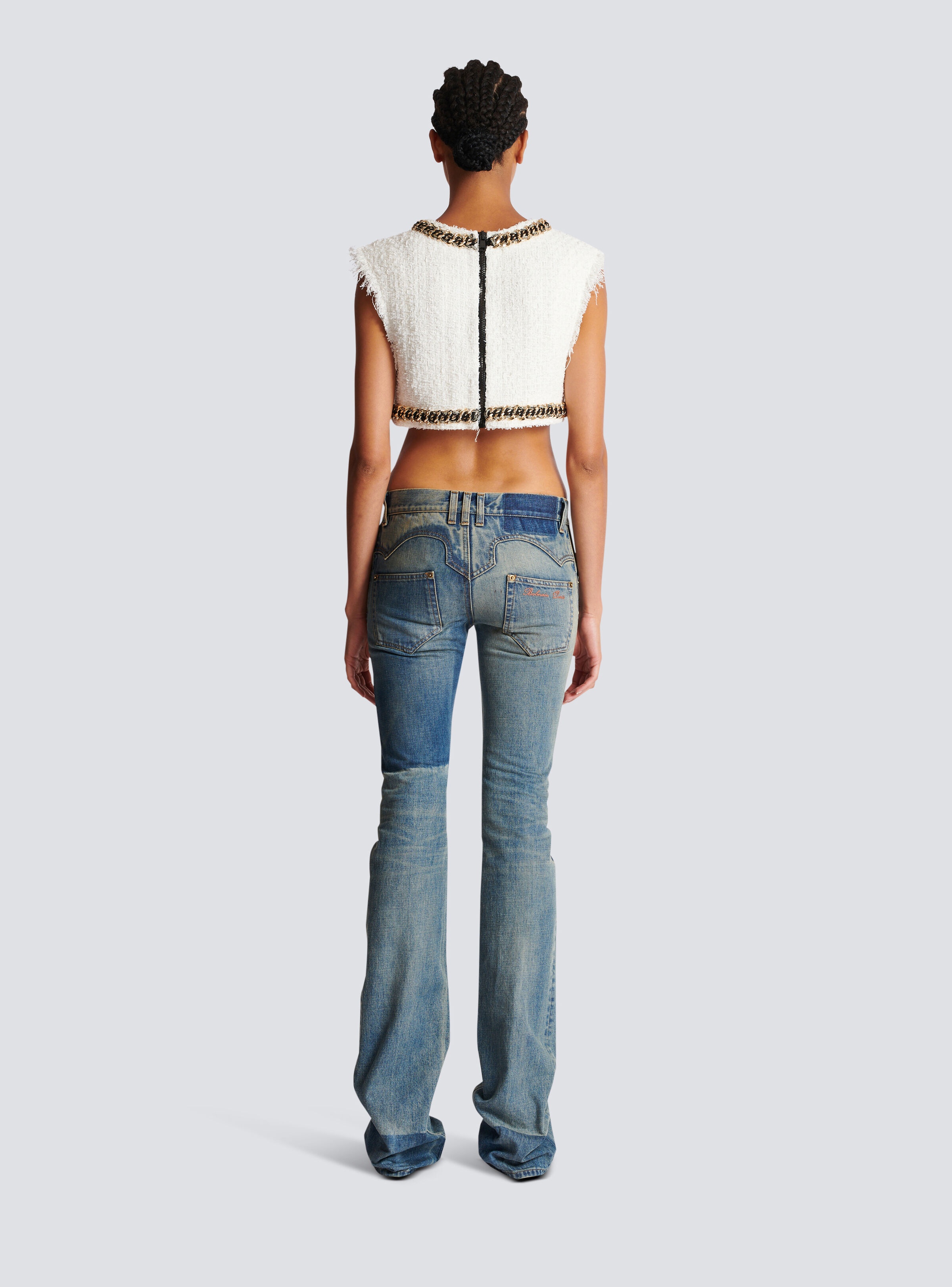 Western bootcut denim jeans - 4