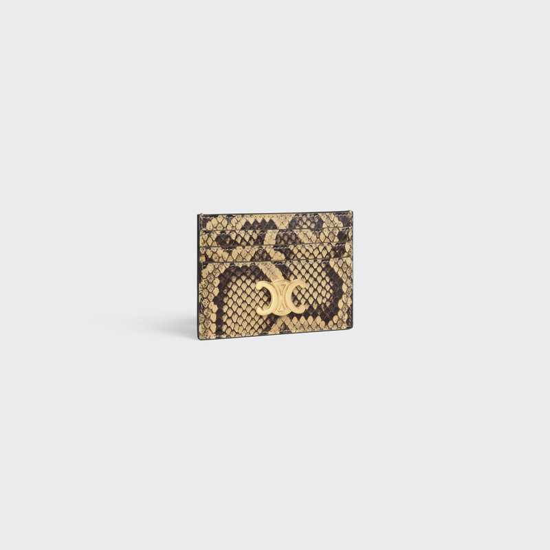 CELINE CARD HOLDER TRIOMPHE IN Python outlook