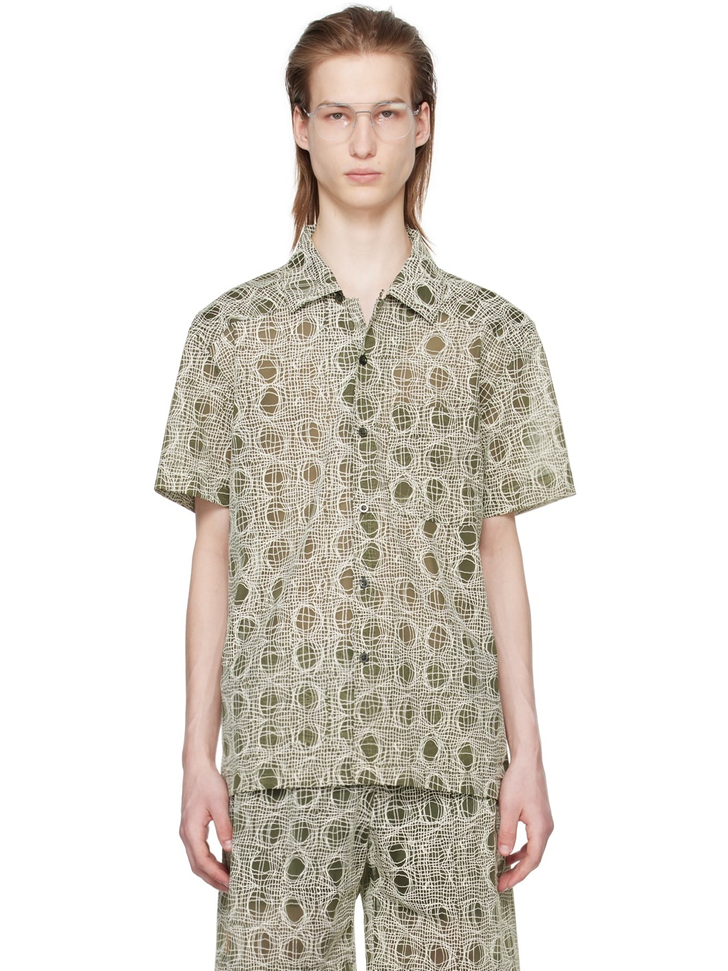 Green Warp Shirt - 1