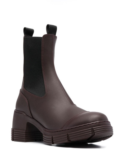 GANNI Chelsea 70mm ankle boots outlook