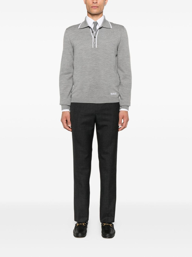 GUCCI checked wool trousers outlook