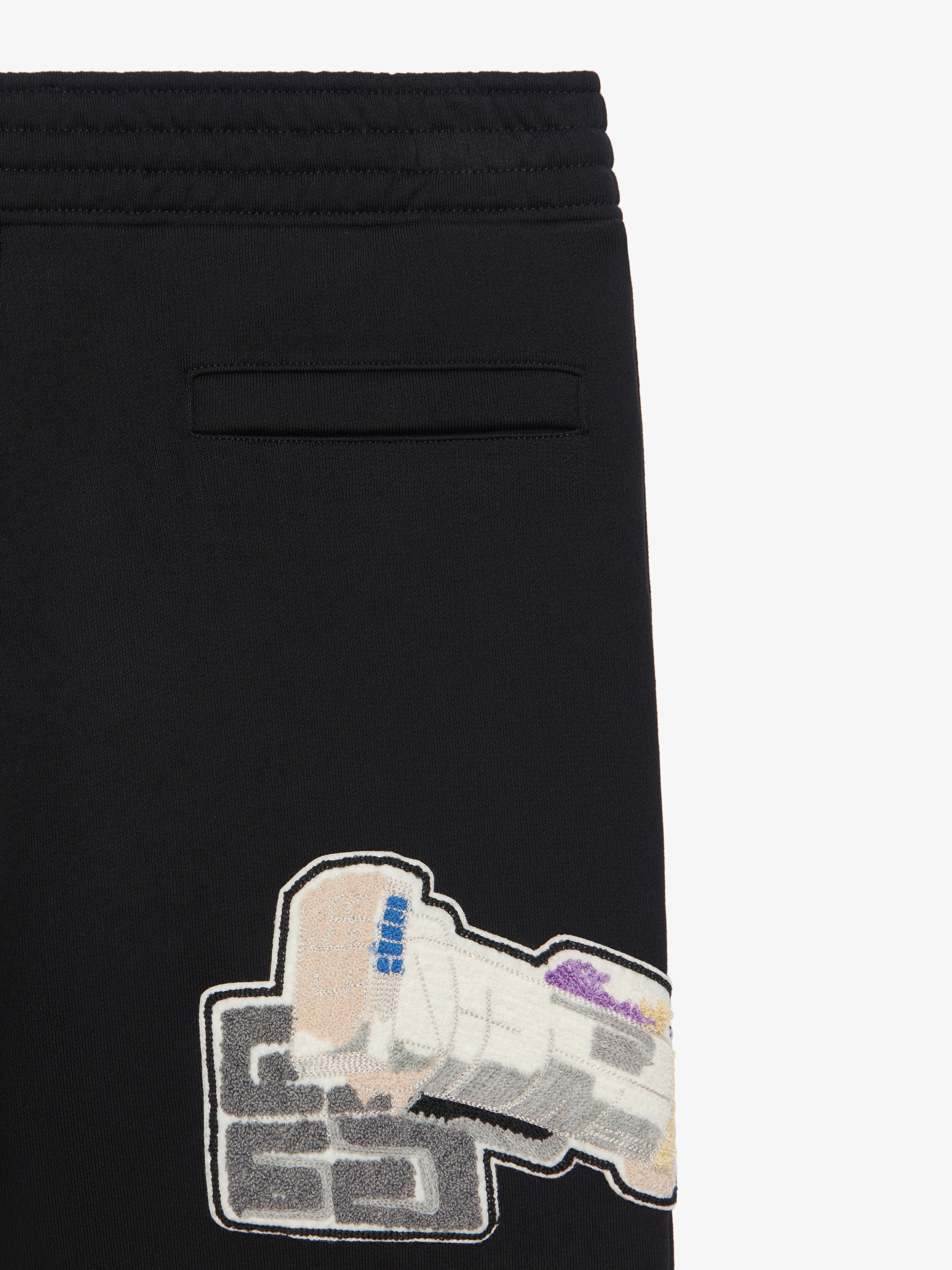 SLIM FIT EMBROIDERED JOGGER PANTS - 6