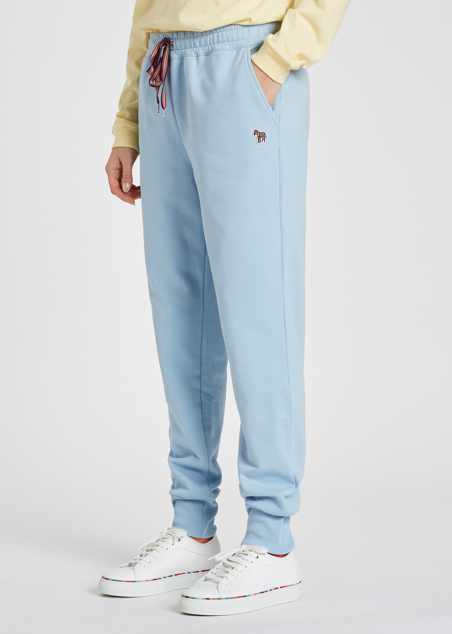 Lounge Zebra Logo Cotton Sweatpants - 4