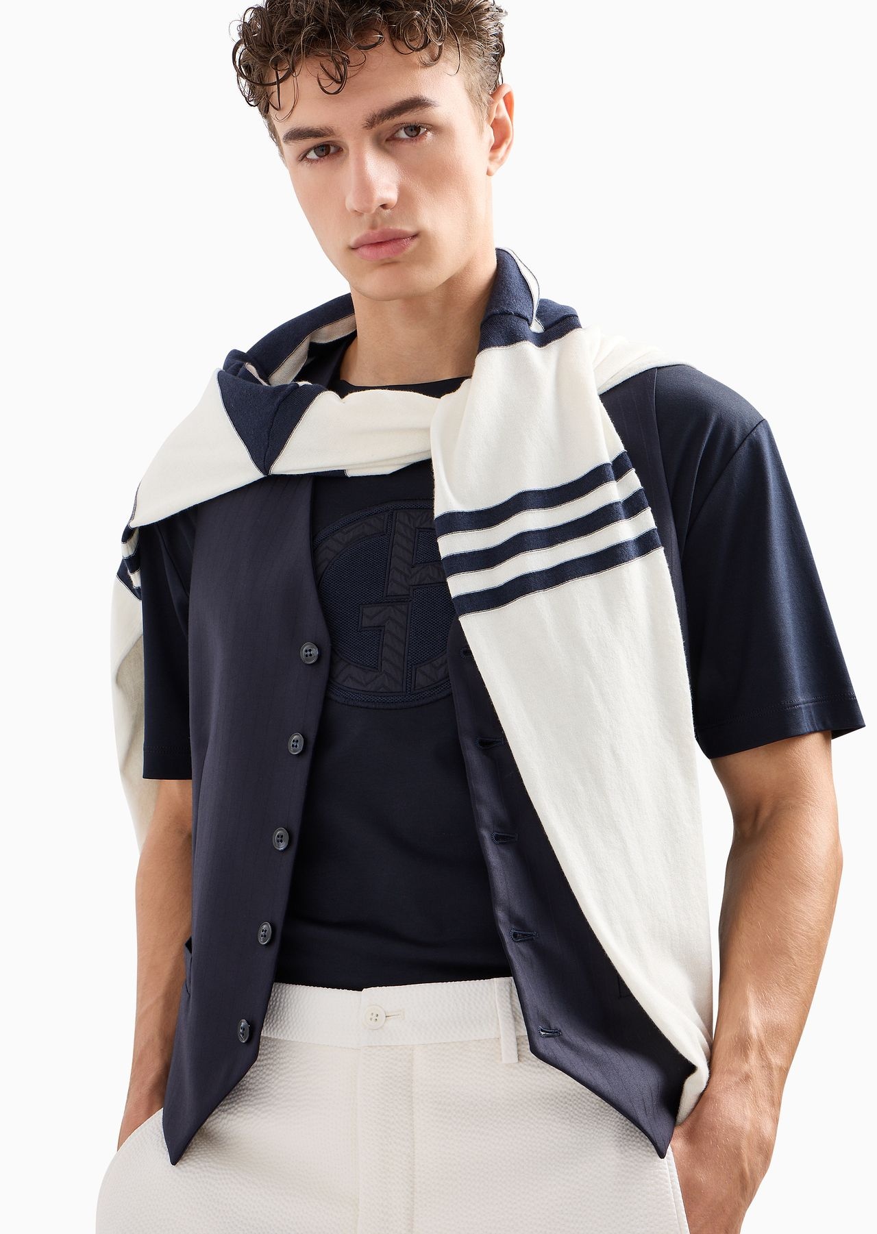 Pure cotton interlock crew-neck T-shirt - 5