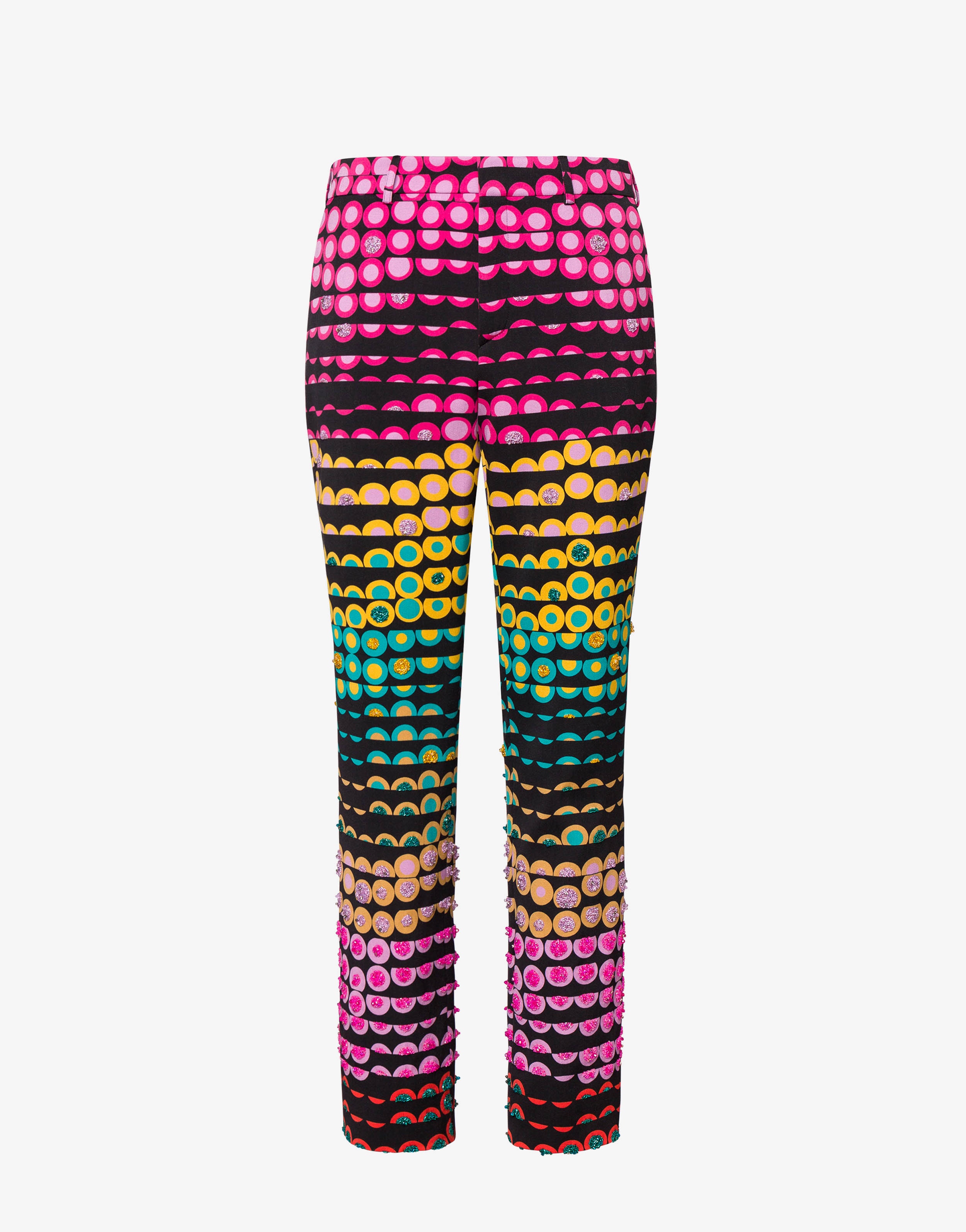POLKA-DOT WOOL TROUSERS - 1
