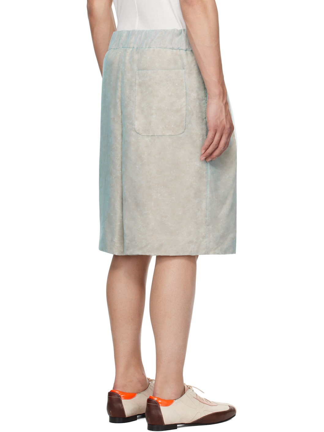 Blue Layered Shorts - 3
