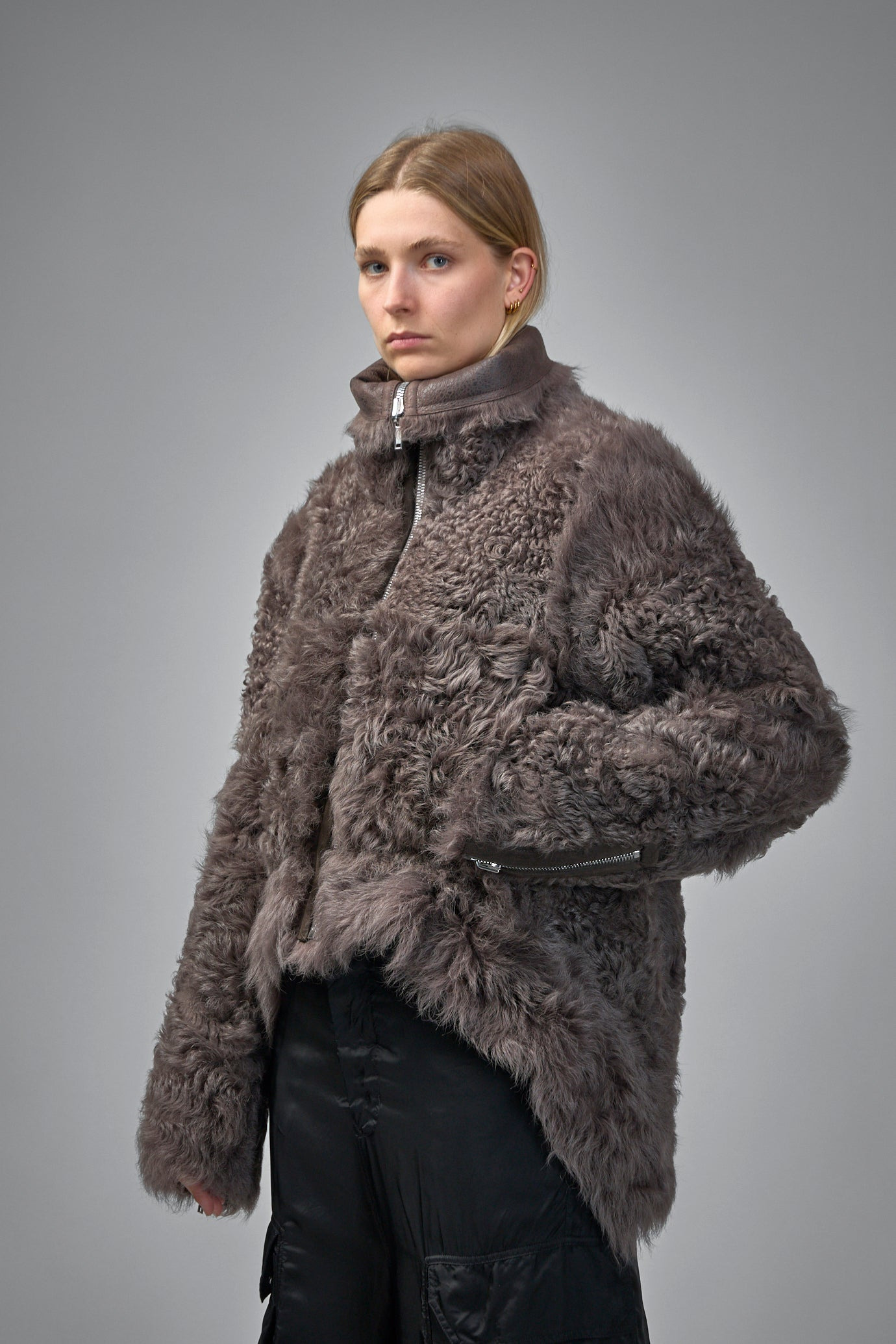 Exploder Shearling Real Fur Jacket - 5