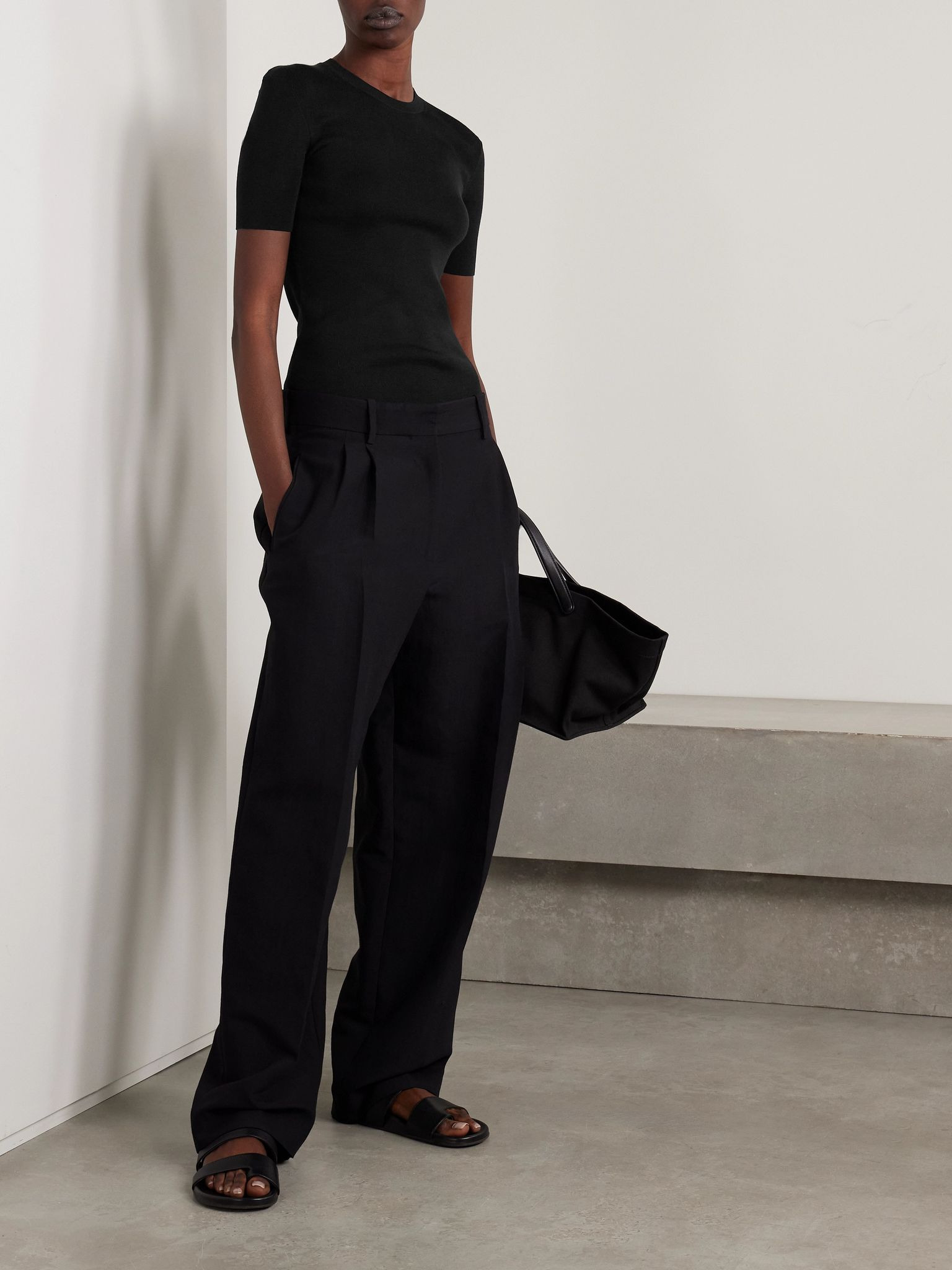 Jannat silk T-shirt Black - 2