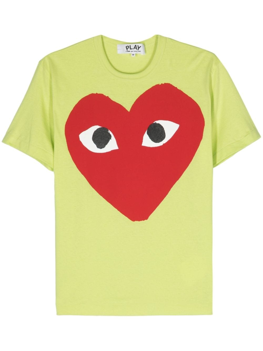 heart-print cotton T-shirt - 1