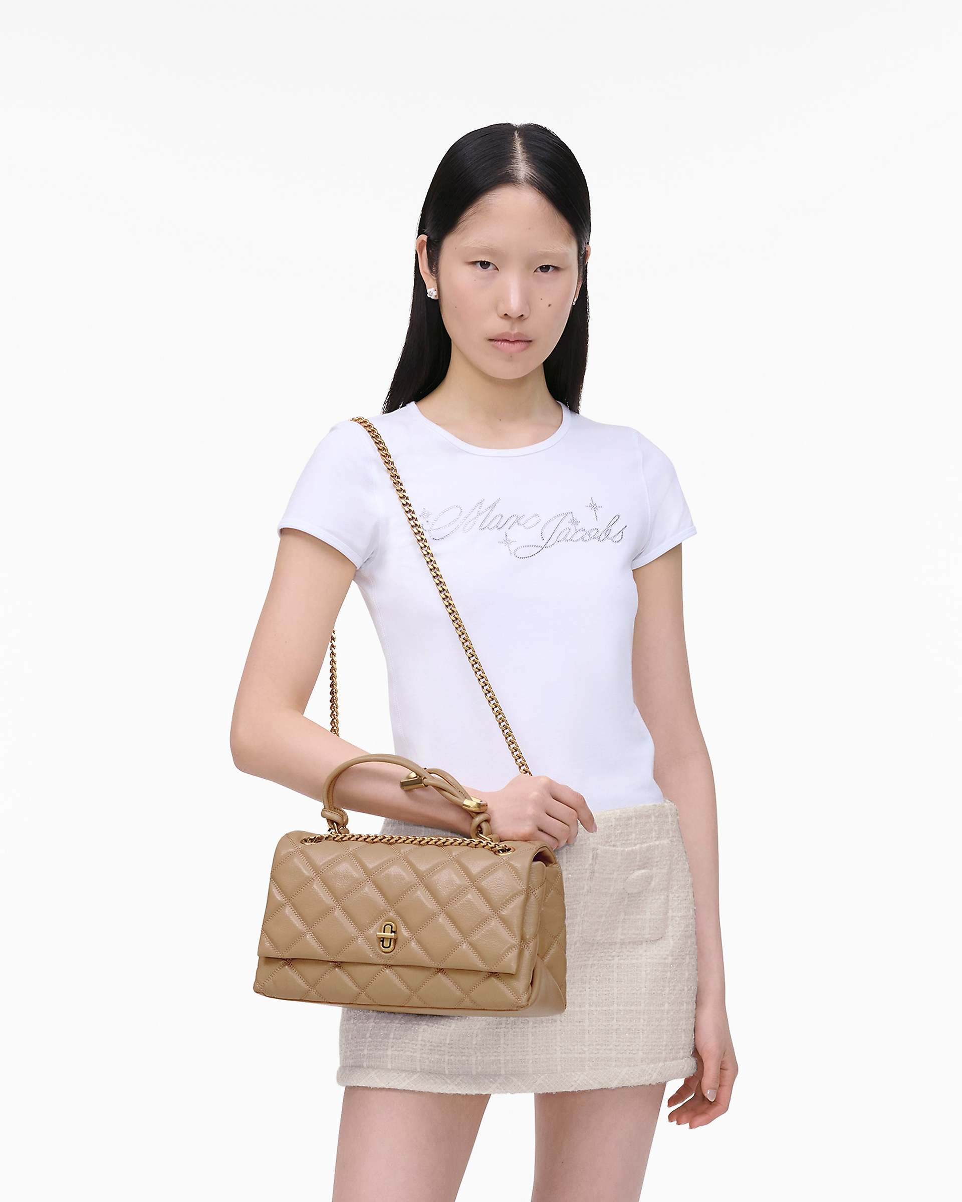THE QUILTED DUAL CONVERTIBLE SHOULDER BAG - 8