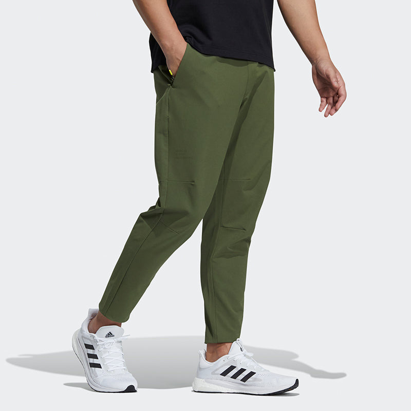 adidas Th Pnt Wv Funct Running Sports Woven Long Pants Green GP0954 - 4