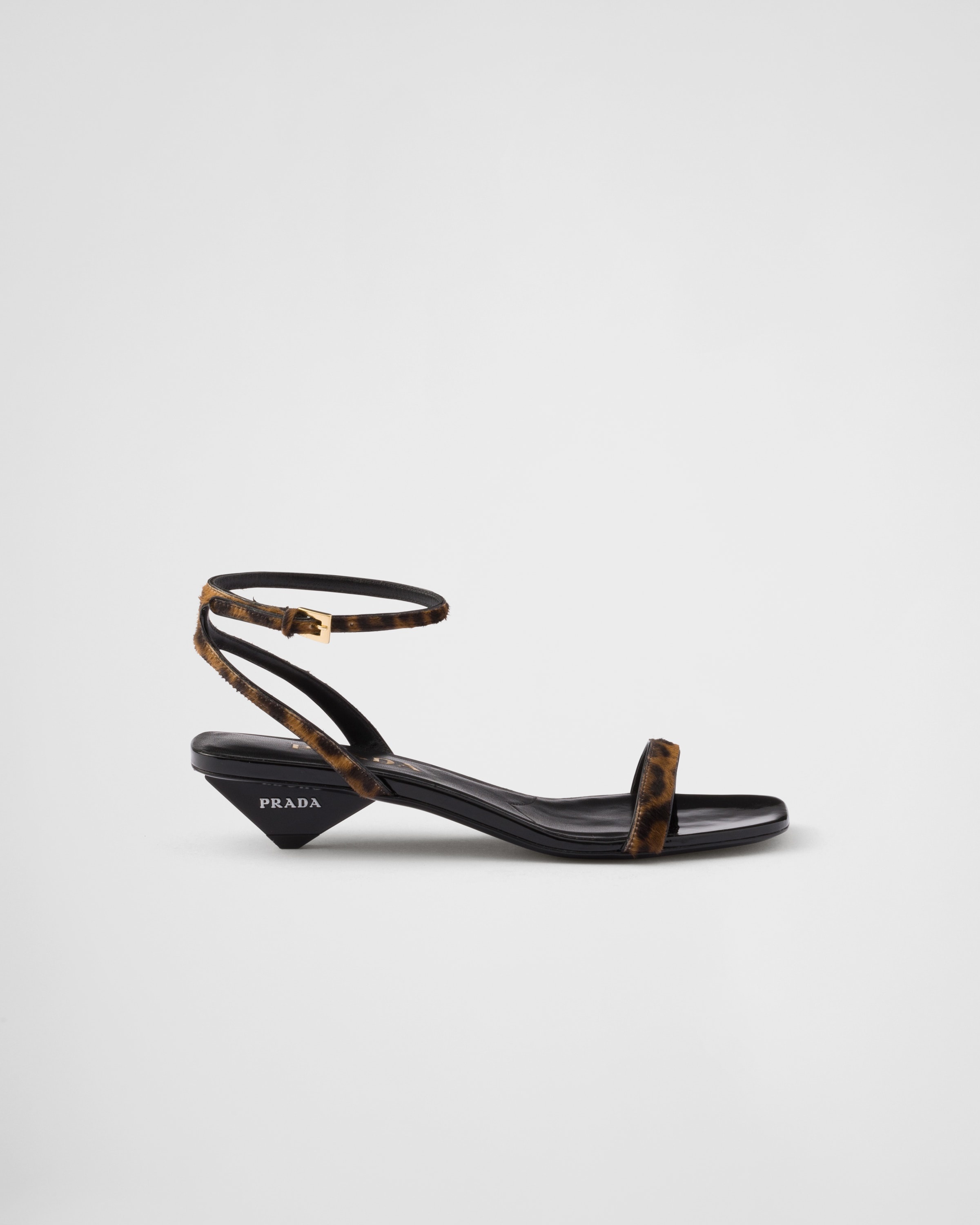 Printed leather sandals - 2