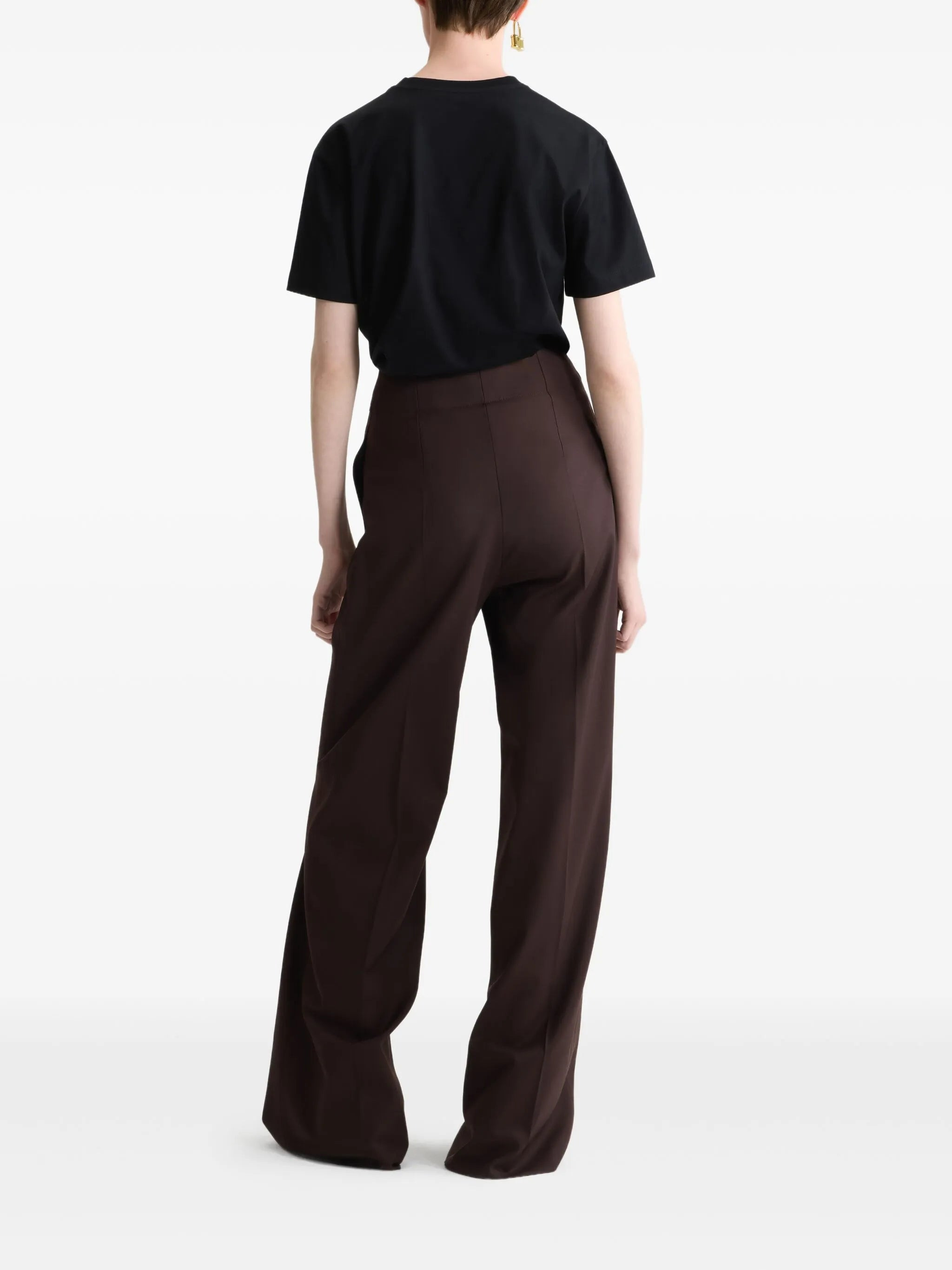 Patou Tailored Gold-button Trousers - 3
