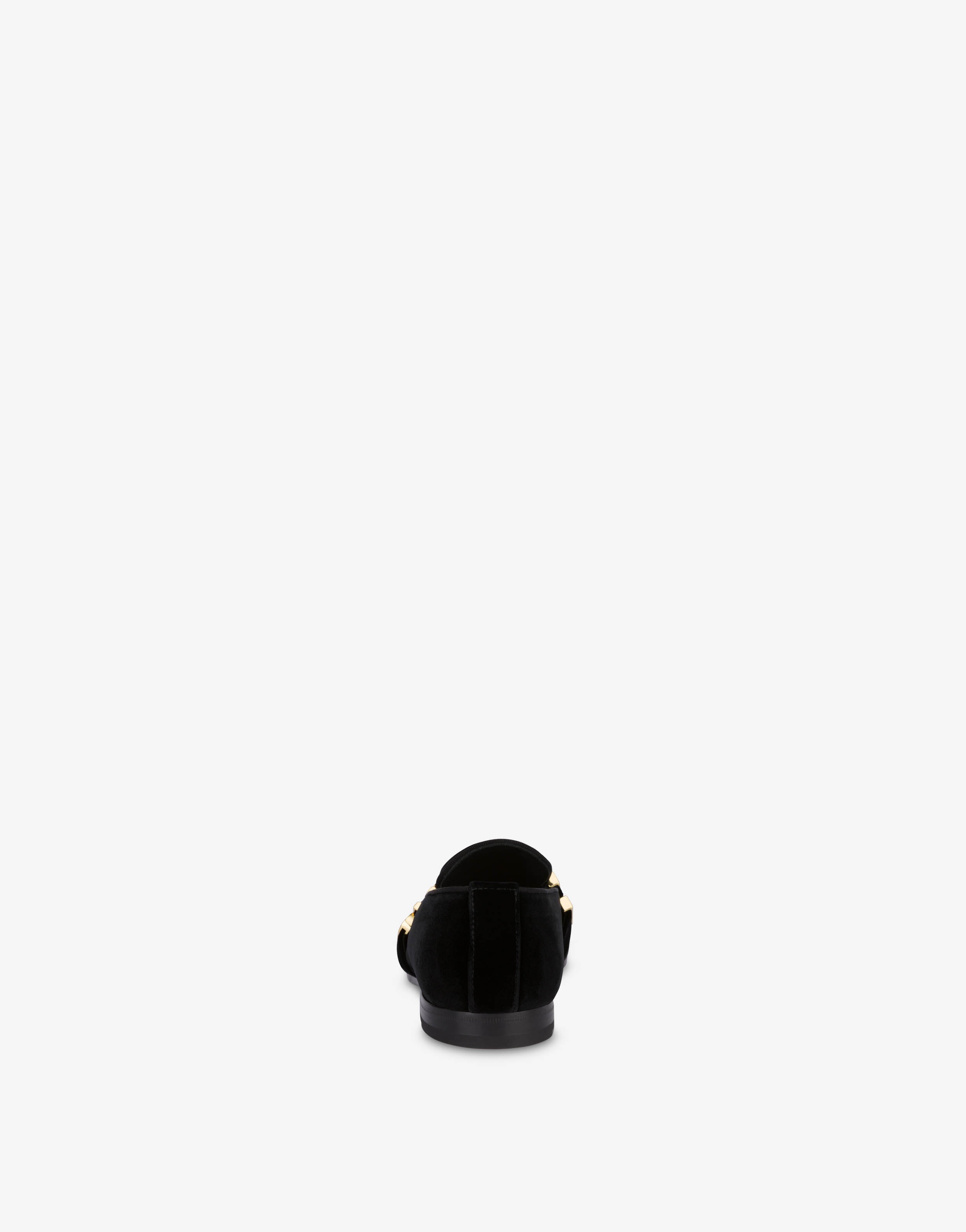 MAXI LETTERING VELVET LOAFERS - 2