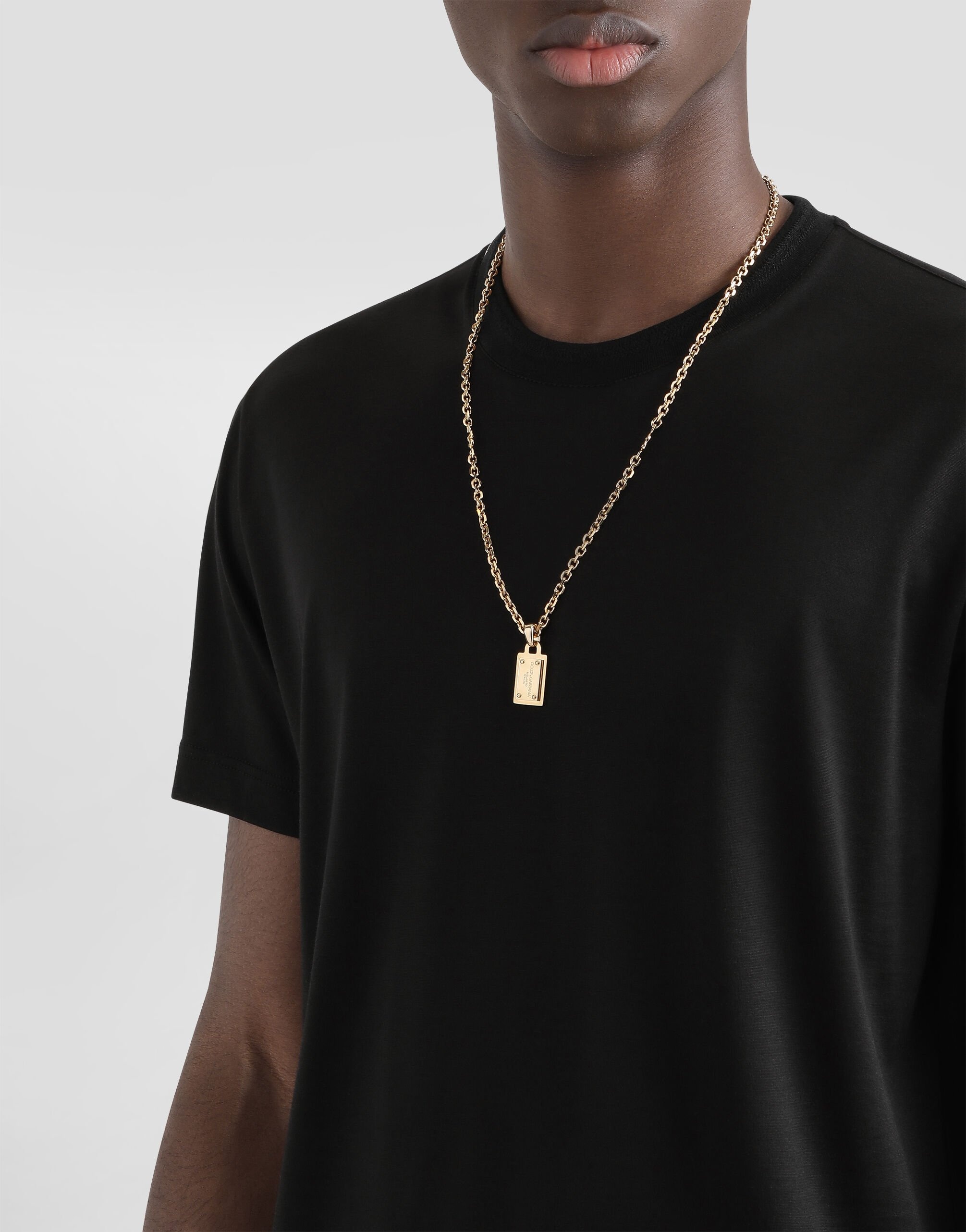 Necklace with Dolce&Gabbana logo plate - 2