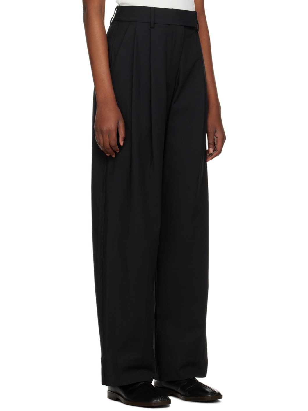 Black Tailored Trousers - 2