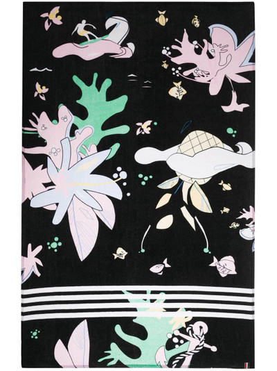 Thom Browne Hawaiian pattern beach towel outlook