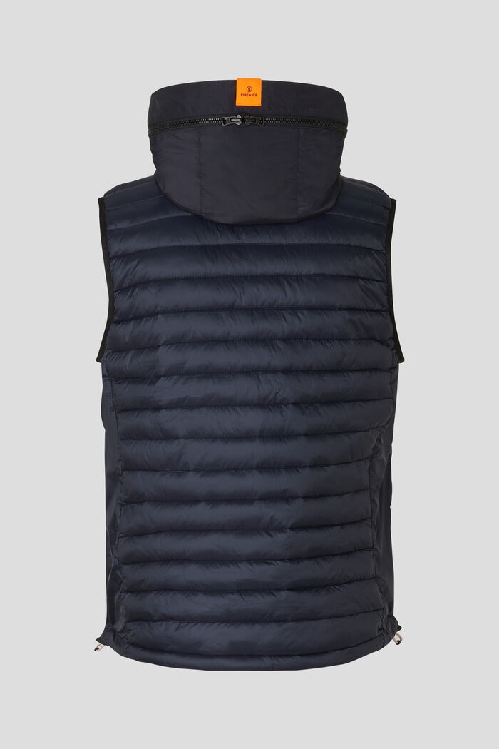 Casan Quilted vest in Navy blue - 8