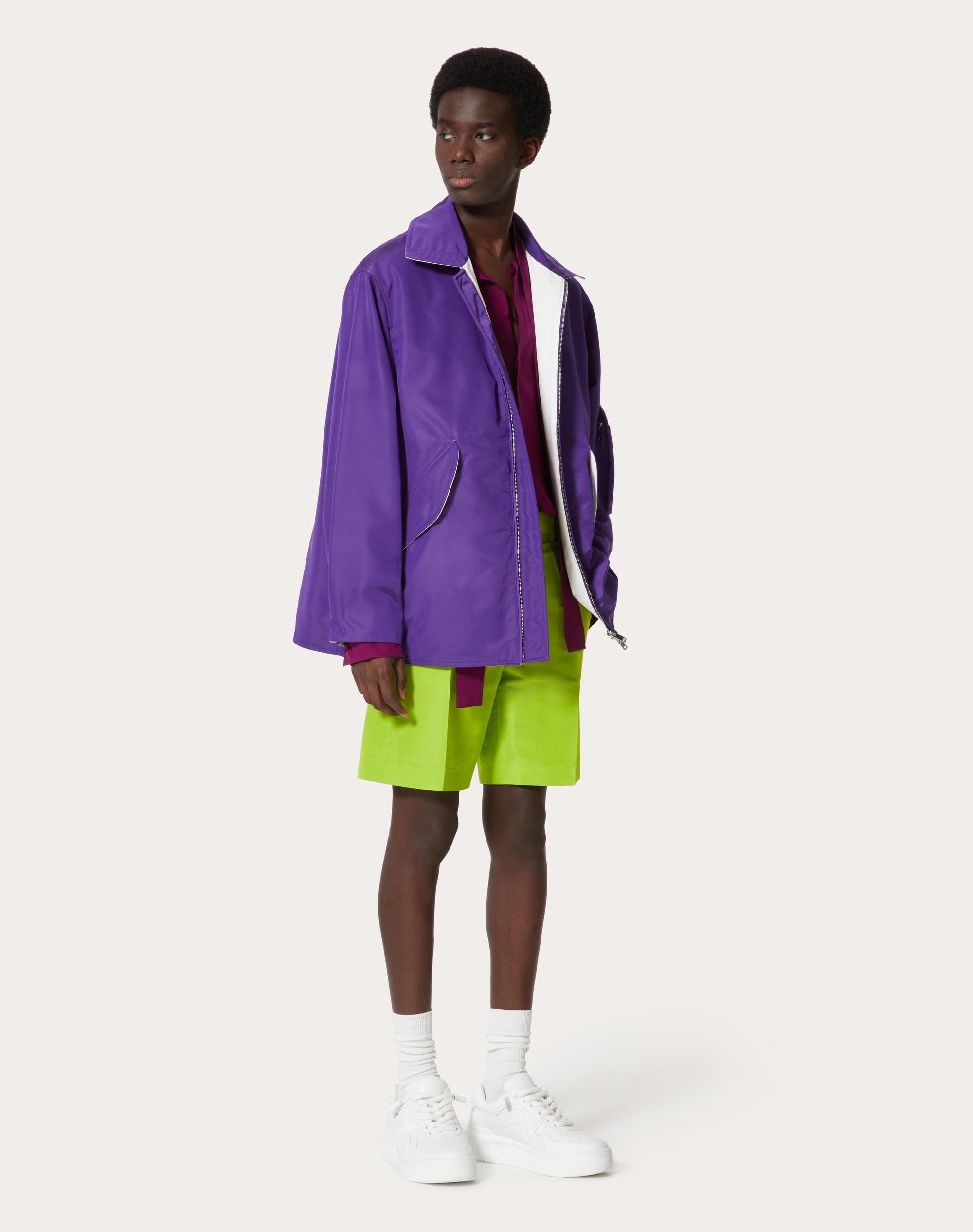 NYLON BOMBER JACKET - 2