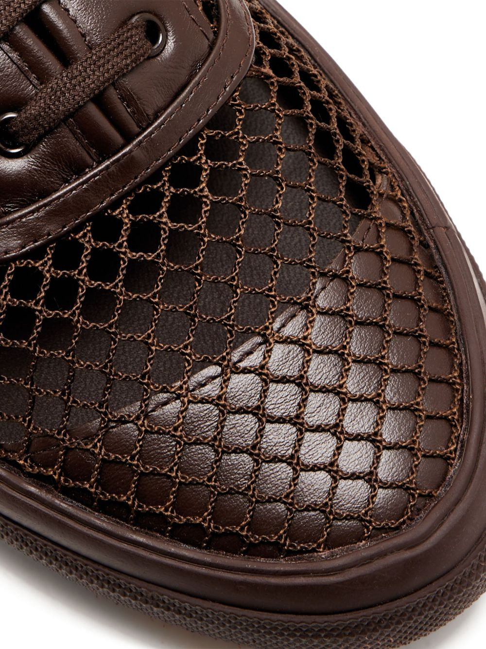 mesh-panel sneakers - 4