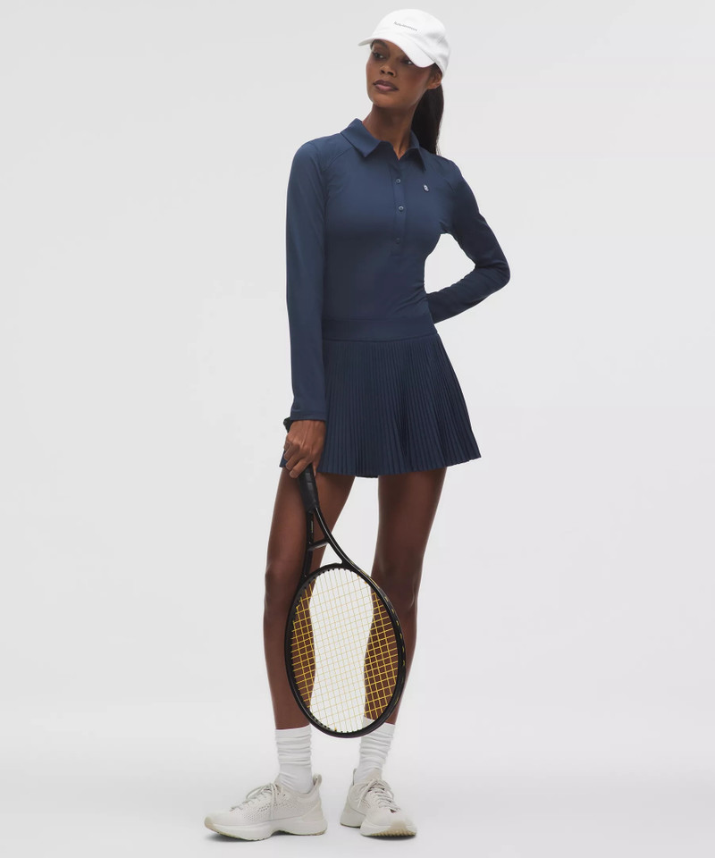 Varsity High-Rise Pleated Tennis Skirt 1