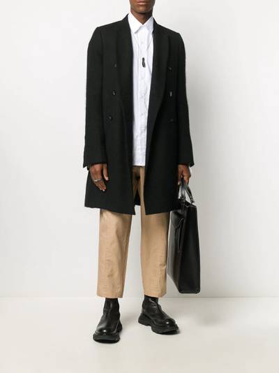 Jil Sander drawstring cropped tapered trousers outlook