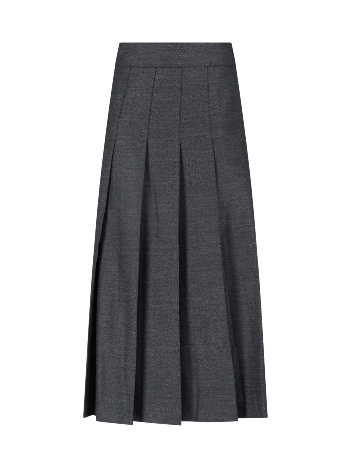 MAXI SKIRT IN VIRGIN WOOL - 1