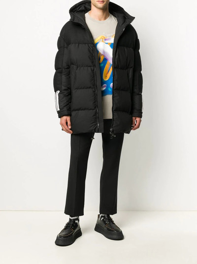 Neil Barrett oversized quilted zipped coat outlook