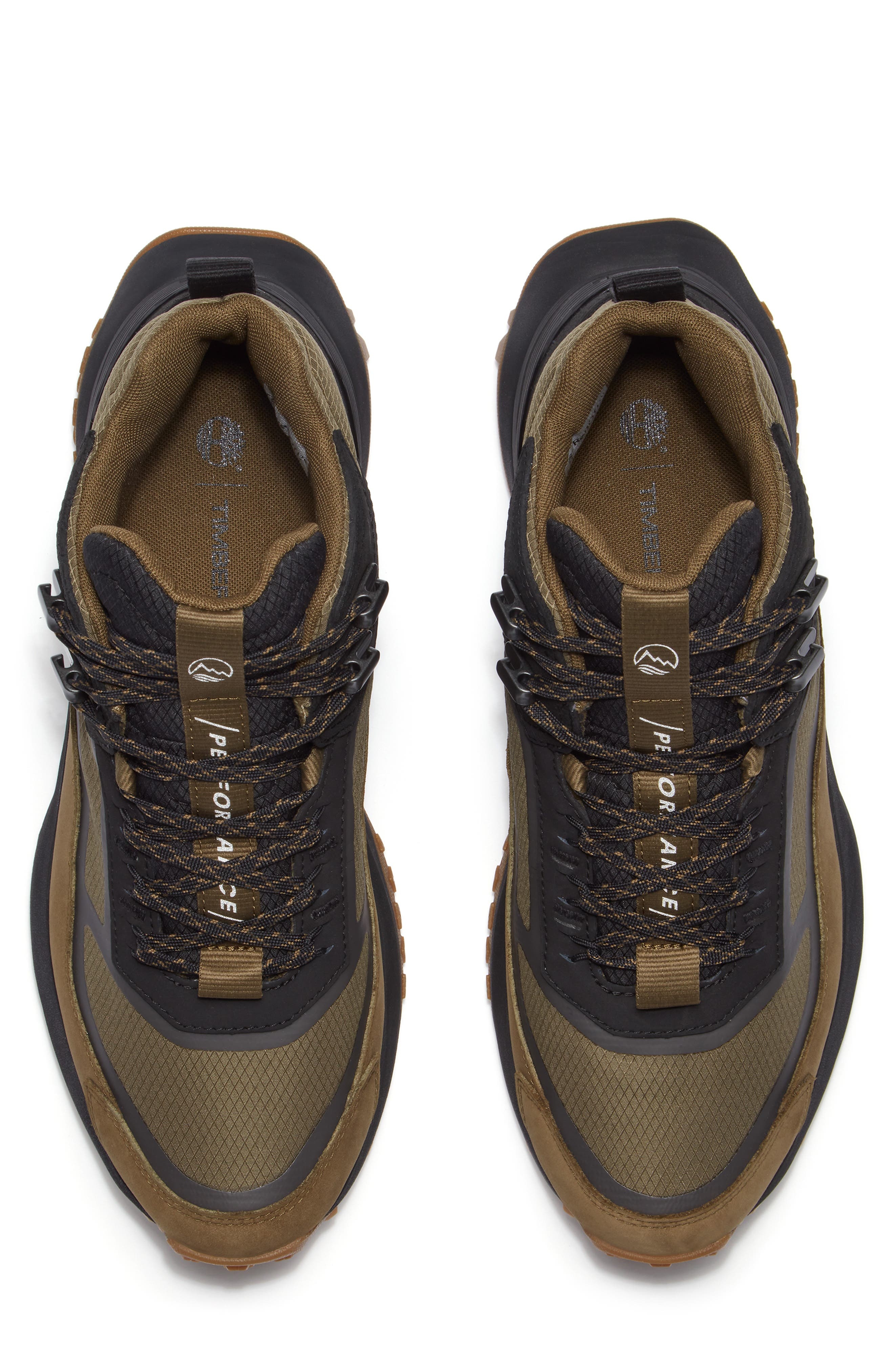Timberland Motion Access Waterproof Sneaker in Olive Ripstop at Nordstrom - 4