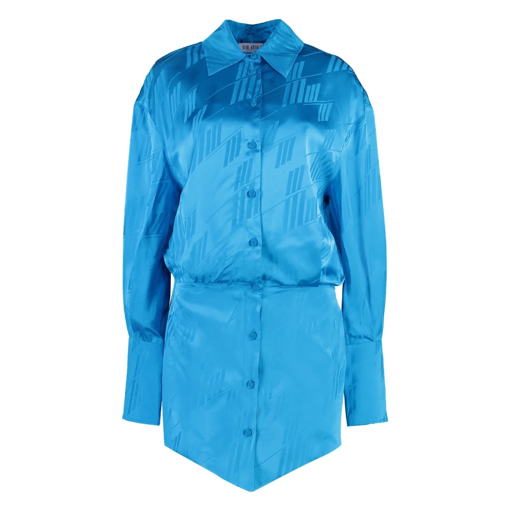 VISCOSE SHIRTDRESS WITH CLASSIC COLLAR - 1