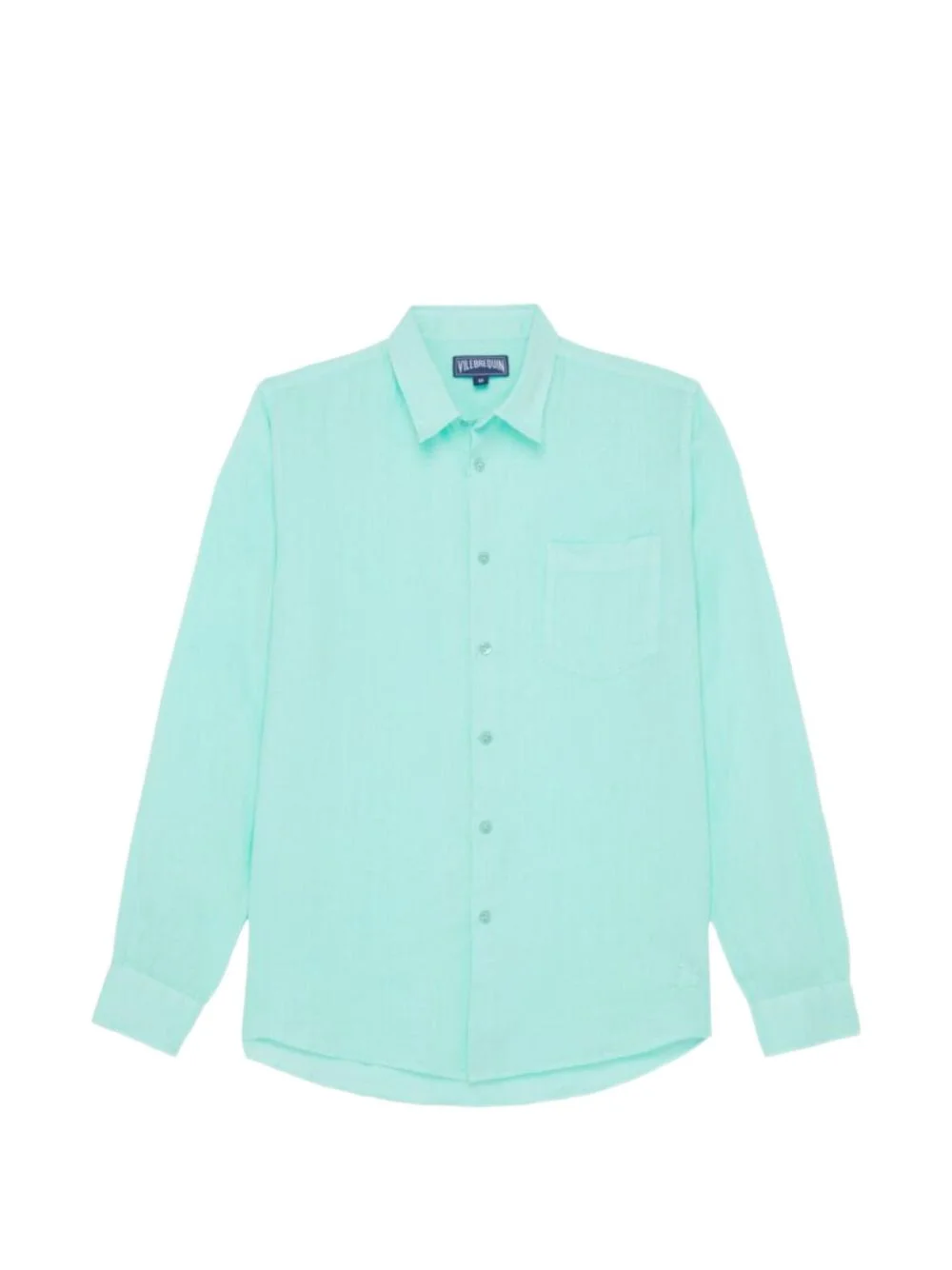 button-up linen shirt - 1