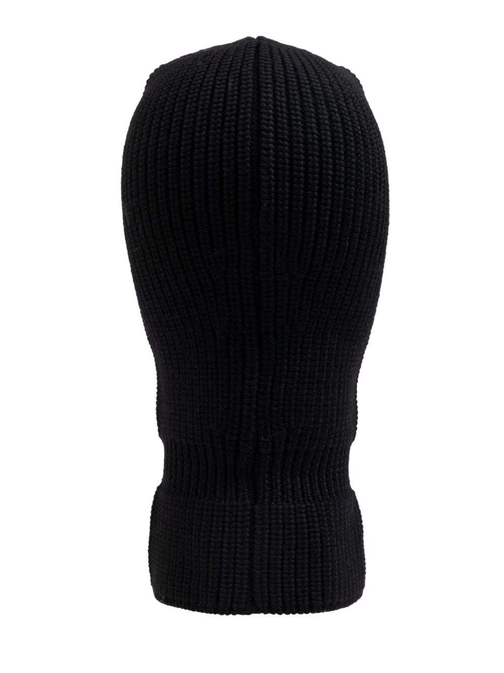 logo embroidered wool balaclava - 4
