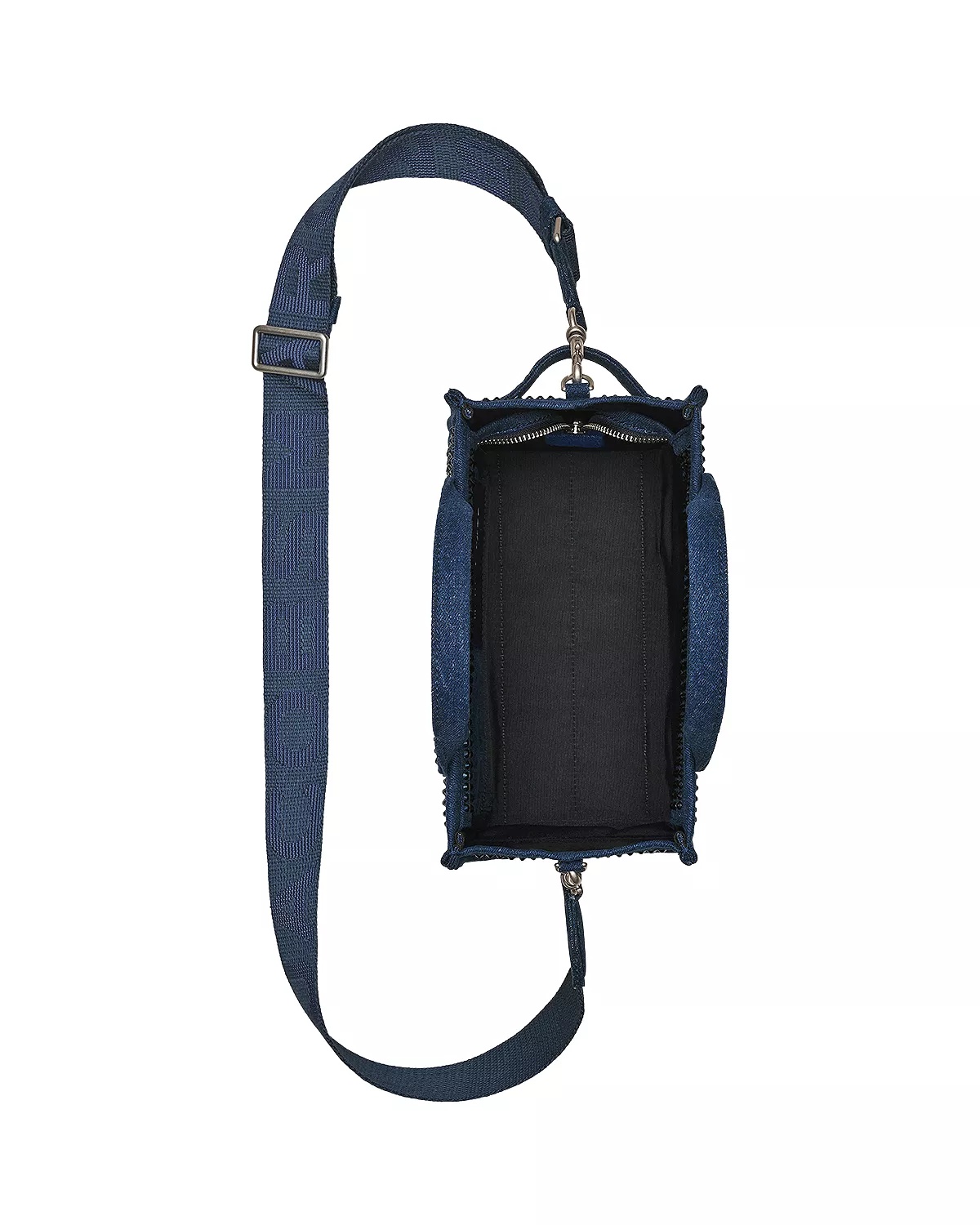 The Crystal Denim Small Tote Bag - 4