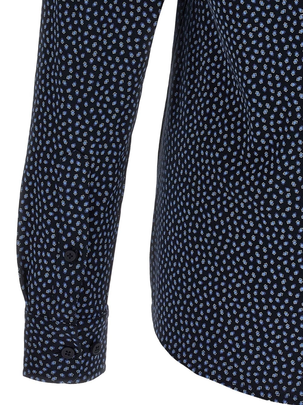printed button-up shirt - 4