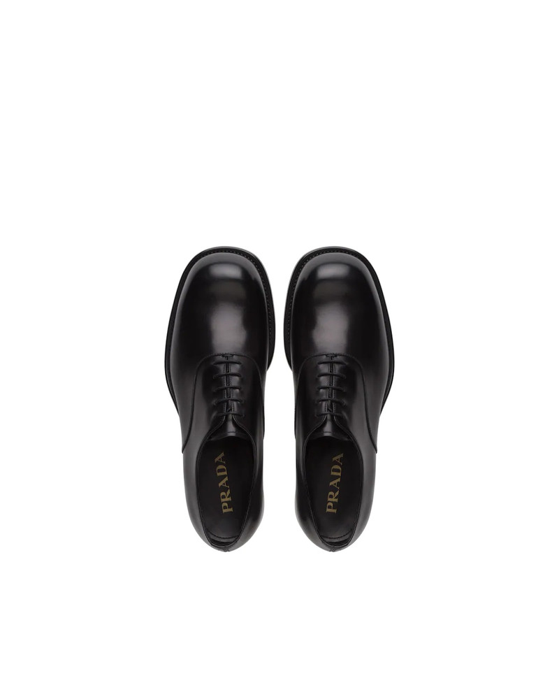 Smooth leather plain Oxford shoes 3